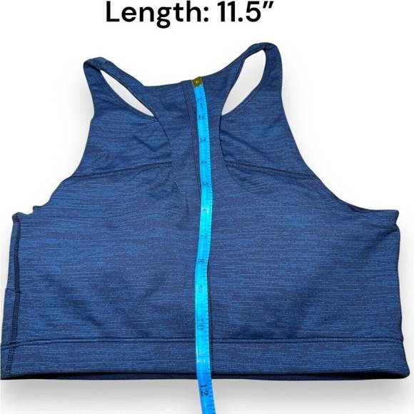 Outdoor Voices Tech Sweat Crop Bra | Size Small | Blue Baltic | EUC - Picture 7 of 7